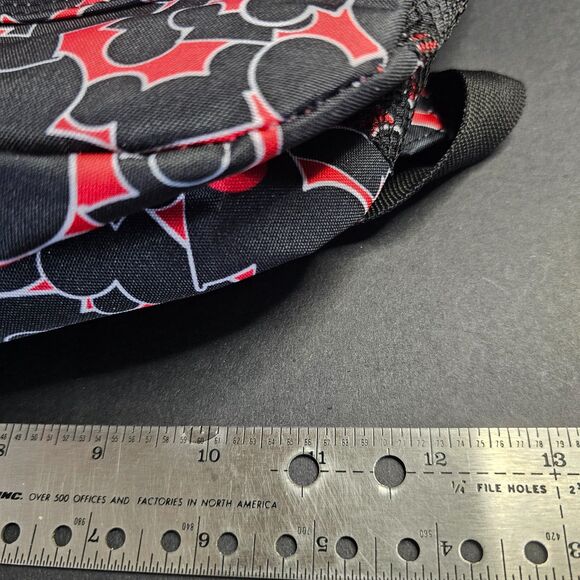 NWT Disney Parks Mickey Ears Bookbag Backpack Red Black 16\